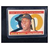 1960 MLB TOPPS WILLIE MCCOVEY BASEBALL CARD #554