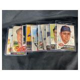 LOT OF 11 - 1953 MLB TOPPS BASEBALL CARDS - SOME