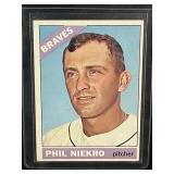 1966 MLB TOPPS PHIL NIEKRO #28 CARD