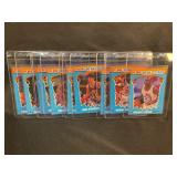 LOT OF 12 - 1989-1990 FLEER ALL STAR COMPLETE SET