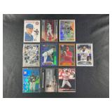 LOT OF 10 NUMBERED & SERIAL NUMBER CARDS -