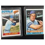 LOT OF 2 GEORGE BRETT MLB CARDS