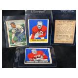 LOT OF 3 -1948 LEAF NFL CARDS & LOT OF 2 -1951