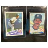 LOT OF 2 - 1985 TOPPS & DONRUSS DON MATTINGLY