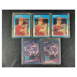 LOT OF 5 MLB CARDS - PAUL O