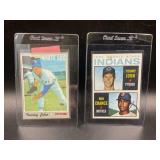 LOT OF 2 - 1984 MLB TOMMY JOHN CARDS
