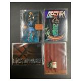LOT OF 4 NBA BASKETBALL CARDS - 1999 UPPER DECK