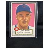 1952 MLB TOPPS DICK SISLER #113 CARD