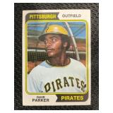 1974 MLB TOPPS DAVE PARKER ROOKIE CARD #252