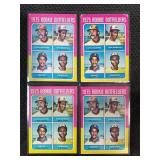 LOT OF 4 - 1975 MLB TOPPS JIM RICE ROOKIE CARDS