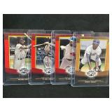 LOT OF 4 - 2011 MLB TOPPS TRIPLE THREADS CARDS -