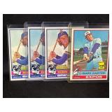 LOT OF 4 - 1974 MLB TOPPS BASEBALL CARDS