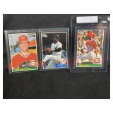 LOT OF 5 - 1985 MLB DONRUSS RED