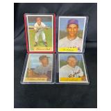 LOT OF 4 - 1954 MLB BOWMAN CARDS