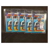 LOT OF 5 - 1990 MLB TOPPS KEN GRIFFEY JR CARDS