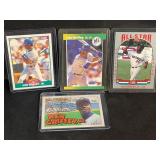LOT OF 4 MLB KEN GRIFFEY JR CARDS