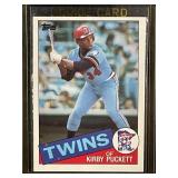 1985 MLB TOPPS KIRBY PUCKET CARD #536