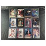 LOT OF 12 - NBA BASKETBALL CARDS