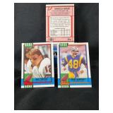 1990 TOPPS TRADED SERIES FOOTBALL NFL SET IN