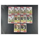 LOT OF 10 - 1974 MLB TOPPS REDS BASEBALL STARS