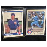 LOT OF 2 MLB CARDS - 1983 FLEER RYNE SANDBERG