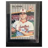 1989 FLEER BILL RIPKEN "FF" MLB CARD