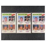 LOT OF 3 - 1977 MLB TOPPS JACK CLARK ROOKIE CARD