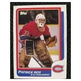 1986-1987 TOPPS NHL PATRICK ROY ROOKIE CARD #53