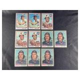 LOT OF 10 - 1977 MLB TOPPS BASEBALL STARS CARDS