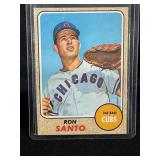 1968 TOPPS RON SANTO MLB CARD