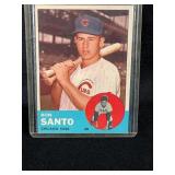 1963 TOPPS RON SANTO MLB CARD