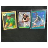 LOT OF 4 MLB JOSE CANSECO BASEBALL CARDS