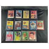 LOT OF 13 NFL OLDER FOOTBALL CARDS