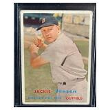 1957 MLB TOPPS JACKIE JENSEN #220 CARD