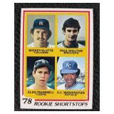 1978 MLB TOPPS 