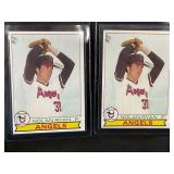 LOT OF 2 - 1979 TOPPS NOLAN RYAN MLB CARDS