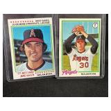 LOT OF 2 - 1978 TOPPS NOLAN RYAN MLB CARDS