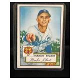 1952 MLB TOPPS MARLIN STUART #208 CARD