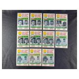 LOT OF 11 - 1979 MLB TOPPS RECORD HOLDER CARDS