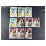 LOT OF 10 - 1978 MLB TOPPS BASEBALL STARS CARDS