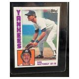 1984 TOPPS DON MATTINGLY MLB CARD