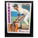 1984 TOPPS DON MATTINGLY MLB CARD