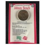COOPERSTOWN COLLECTION JOHNNY BENCH COMMEM-