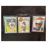 1977 NFL TOPPS STEVE LARGENT ROOKIE CARD & 2