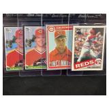 LOT OF 4 MLB TOM BROWNING ROOKIE CARDS