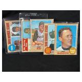LOT OF 5 - 1968 MLB TOPPS CARDS
