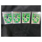LOT OF 4 1993 TOPPS DEREK JETER MLB CARDS