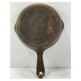 LONG LIFE #1753A WAGNER WARE CAST IRON SKILLET - "