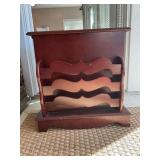 LAMP STAND/MAGAZINE RACK - 22' X 17' X 22' WITH