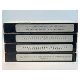 SET OF 4 FORT RECOVERY 1991 BICENTENNIAL VHS